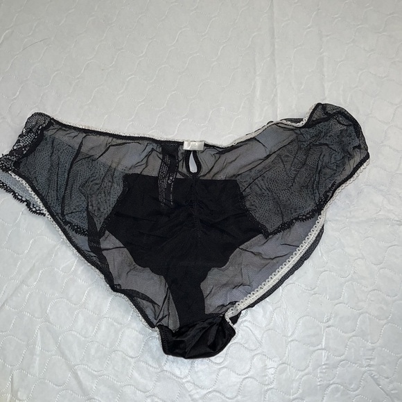 Victoria’s Secret Sexy Little Things satin mesh lace and rhinestone panty - Picture 5 of 9